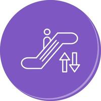 Escalator Vector Icon