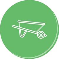 Wheelbarrow Vector Icon