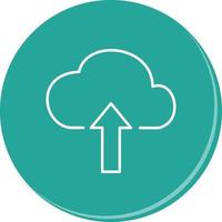 Upload to Cloud Vector Icon