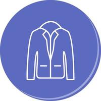 Stylish Jacket Vector Icon