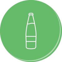 icono de vector de botella de cerveza