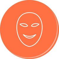 Ancient Face Mask Vector Icon