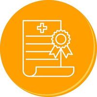 death Certificate Vector Icon