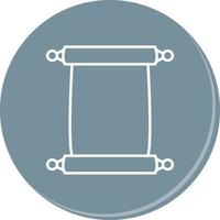 Scroll of Paper Vector Icon