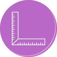 square Ruler Vector Icon