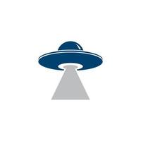 UFO vector logo template illustration