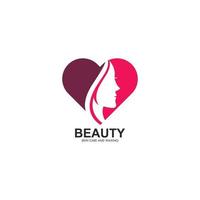 Beauty Women Icon Logo Template for skin care and waxing vector