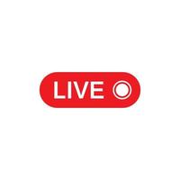 vector set of live streaming icon multimedia logo