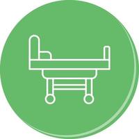 Hospital Bed Vector Icon