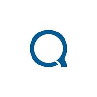 Q letter logo template vector