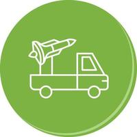 Missile Truck Vector Icon