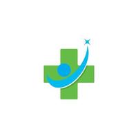 people healthy care logo vector icon illustration