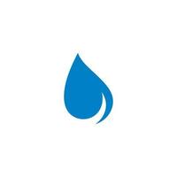 Ilustración de vector de plantilla de logotipo de gota de agua