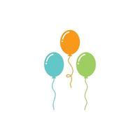 Balloon vector icon template