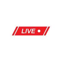 vector set of live streaming icon multimedia logo