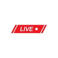 vector set of live streaming icon multimedia logo