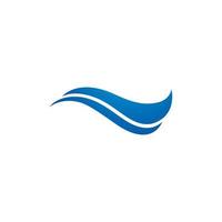 Water Wave symbol and icon Logo Template vector