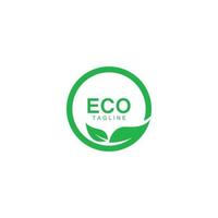 Eco Tree Leaf Logo Template vector