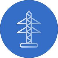 diseño de icono de vector de torre eléctrica