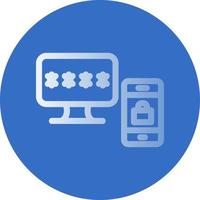 Two Step Verification Vector Icon Design