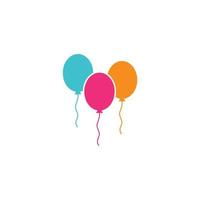 Balloon vector icon template