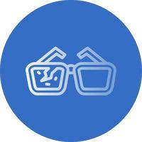 Reading Glasses Vector Icon Design