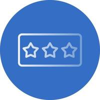 Star Rating Vector Icon Design