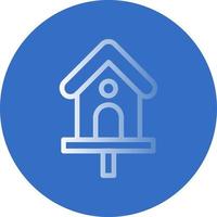 Bird House Vector Icon Design