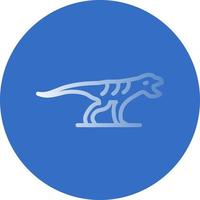 diseño de icono de vector de dinosaurio