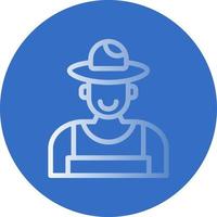 Farmer Vector Icon Design