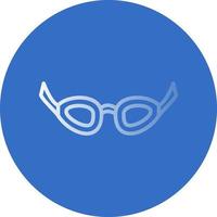 diseño de icono de vector de gafas de natación