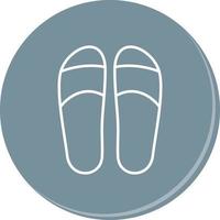 Slippers Vector Icon