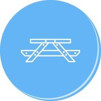 Picnic of Table Vector Icon