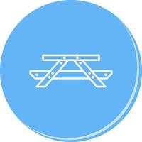 Picnic of Table Vector Icon