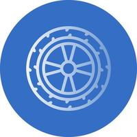 Wheel Vector Icon Design