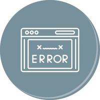 Error Code Vector Icon