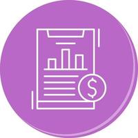 Financial Analytics Vector Icon