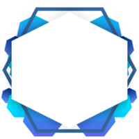 Hexagon Rand Rahmen png