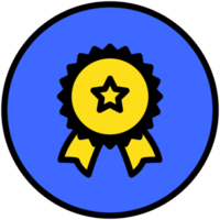 Award Badge Star Circle Icon png