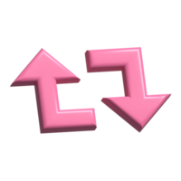 repost refresh reload icon 3d png