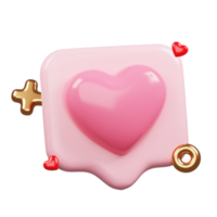 3d Rendern Valentinstag Tag Dekoration png