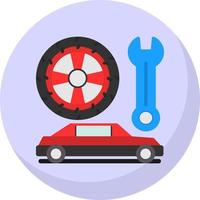 Car Service Vector Icon Design