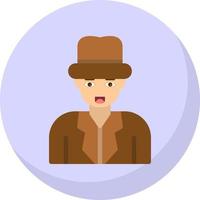 Detective Vector Icon Design