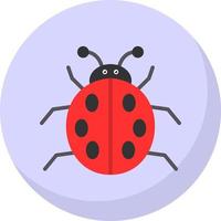 Ladybug Vector Icon Design