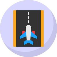 Runway Vector Icon Design