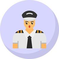 Pilot Vector Icon Design