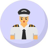 Pilot Vector Icon Design