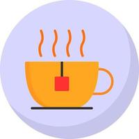 Tea Cup Vector Icon Design