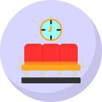 Waiting Area Vector Icon Design