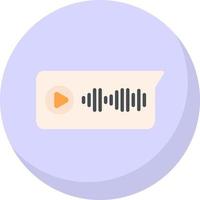 Voice Message Vector Icon Design
